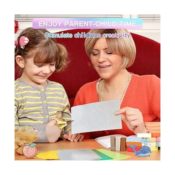 Papel adhesivo holográfico 24 hojas de laminación_7