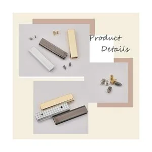 WADORN 12 juegos de hebillas decorativas para bolso_5