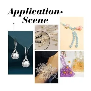 PH PandaHall 450 cuentas de cristal de color mármol de_6