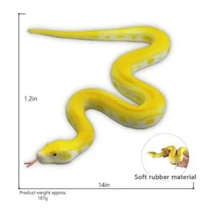 SIENON Juguete realista de serpientes falsas figura de_3