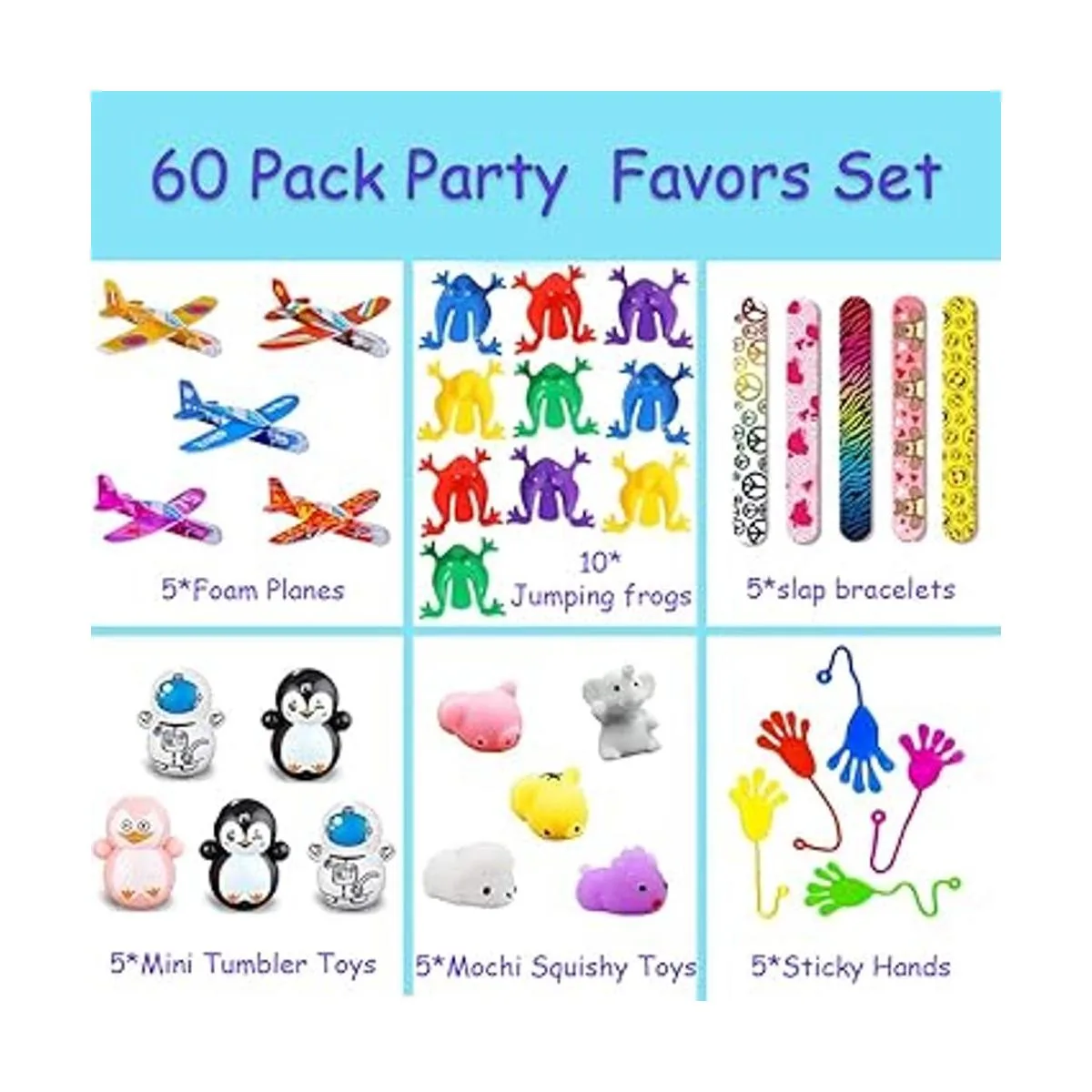 60 juguetes de recuerdos de fiesta para niños juguetes a_2