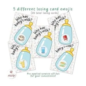 Party Hearty Juegos de baby shower 40 tarjetas de rifa_5