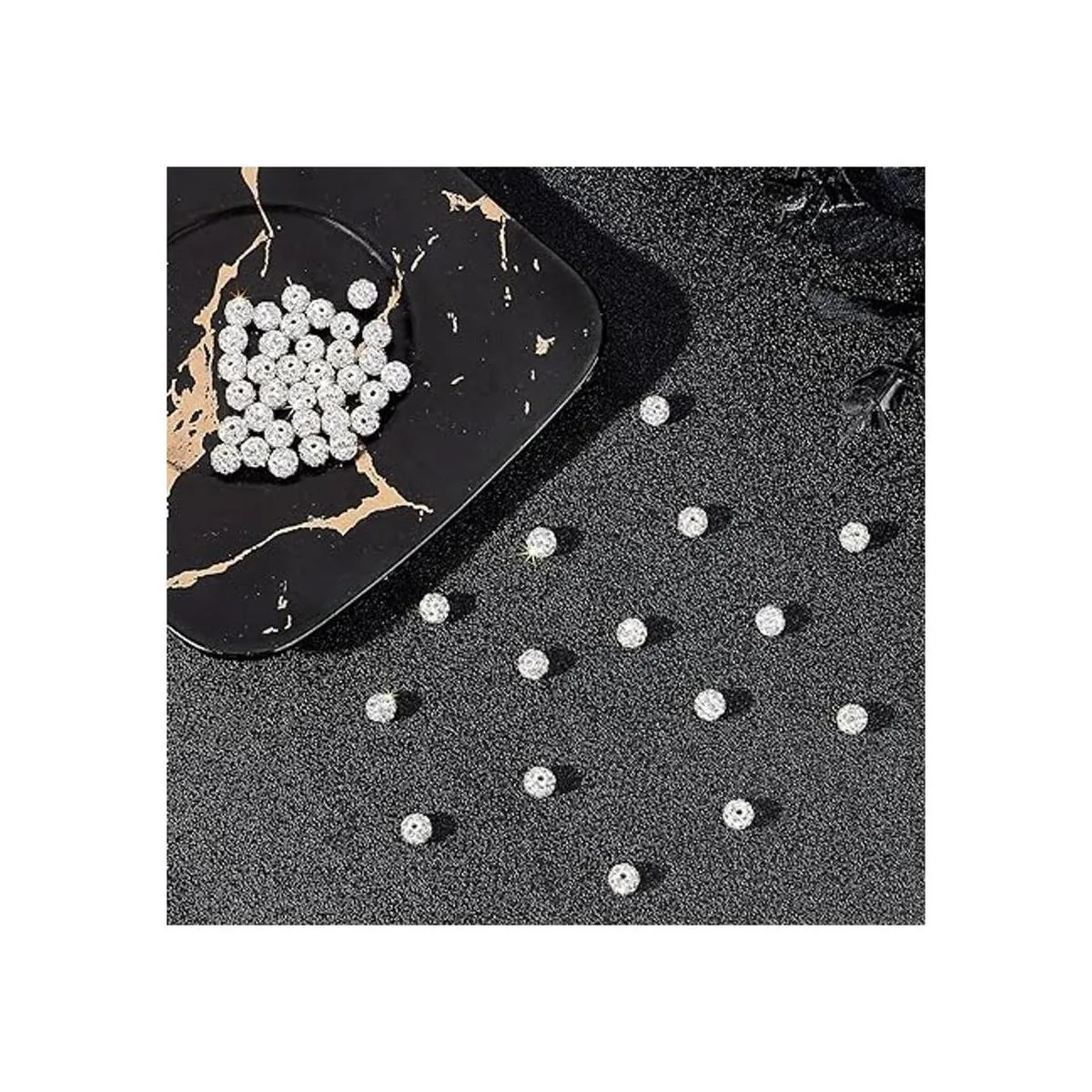 PH PandaHall Cuentas de arcilla con diamantes de_2