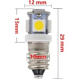 GutReise Bombillas LED E10 CA paquete de 10 bombillas LED_2
