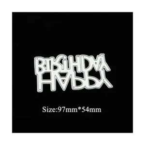 XMYXCRAFT Troqueles de metal con letra de feliz_2