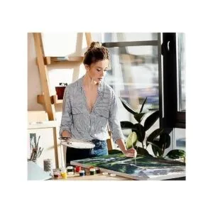 Pintura por números de montañas en cascada para pintar_4