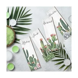 4 piezas de letrero de cactus para decoración de pared de_4