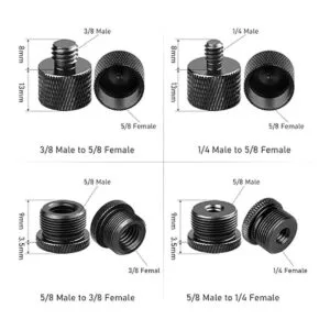Juego de adaptadores de soporte de micrófono 8_2