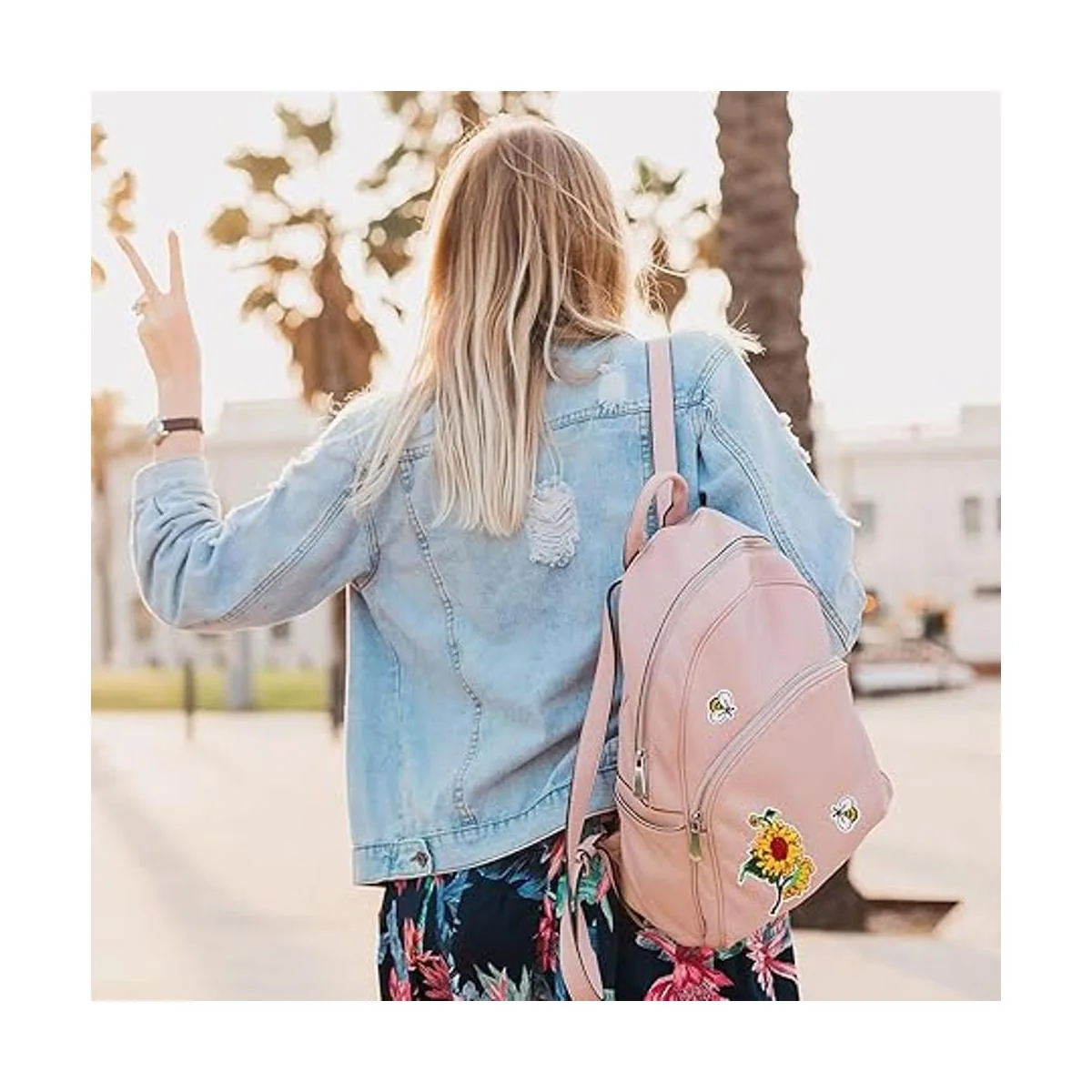 36 parches bordados de abejas para coser margaritas_6