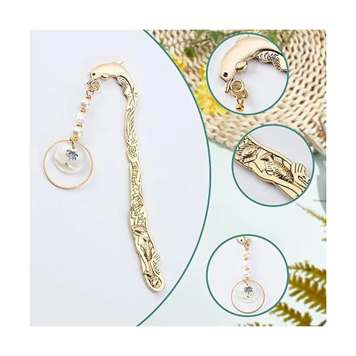 SUNNYCLUE 12 piezas de marcadores de gancho marcapáginas_4