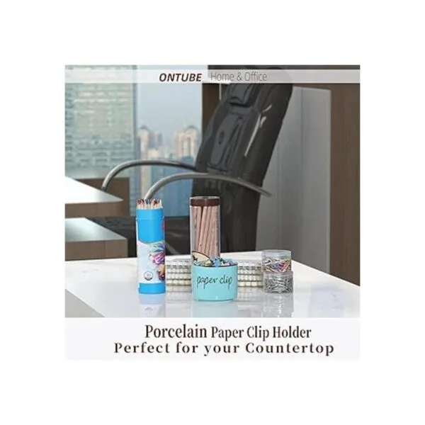 ONTUBE Soportes de clip de papel de porcelana organizador_2