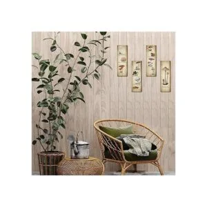 Paquete de 4 carteles de decoración de pared de hongos_5