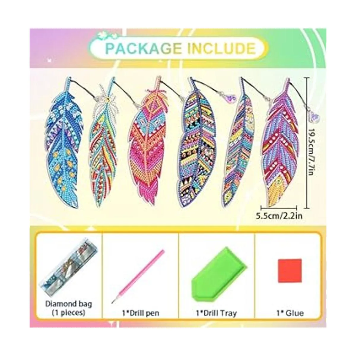 Acudotr Paquete de 6 marcadores de pintura de diamantes_5