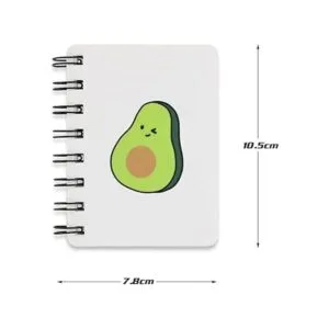 Wpxmer Paquete de 6 mini blocs de notas en espiral lindos_2