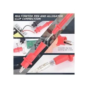 Juego de cables de prueba para multímetro y clips de_7