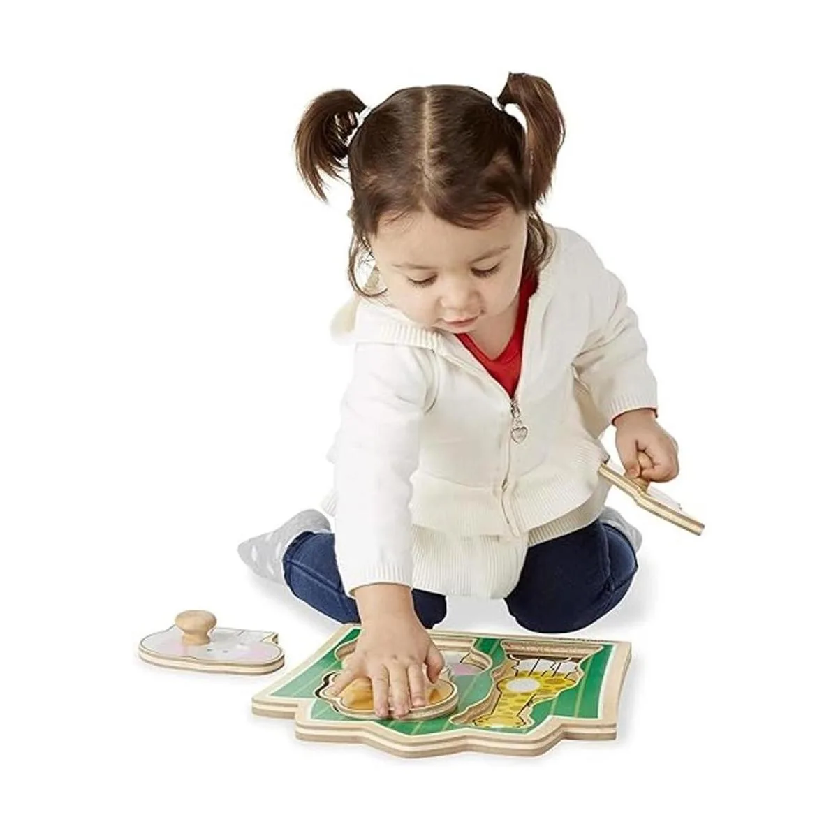 Melissa Doug Jungle Friends Safari Animales Jumbo Knob_4