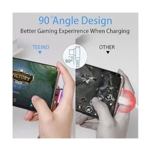 Cable USB C 90 grados6 pies4 unidades Cable de nailon_4