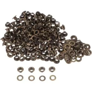 HARFINGTON Kit de 200 ojales de metal de 0.177 in y 0.18_1