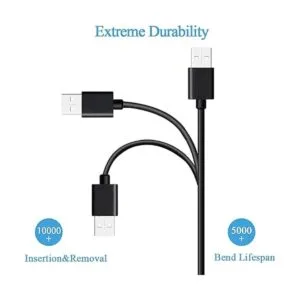 Toniwa Cables de carga micro USB de 10 pies para Samsung_3