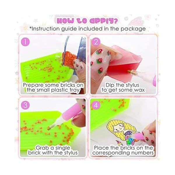 ACSAUMMY Pegatinas de pintura de diamantes 30 piezas de_4