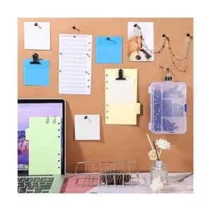 Juego de 500 pines negros clips para carpeta clips de_6