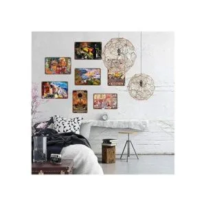 Letrero vintage divertido para el inodoro baño café_6