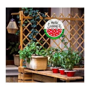 PETCEE Hello Summer Letrero para puerta de verano 11.4_7