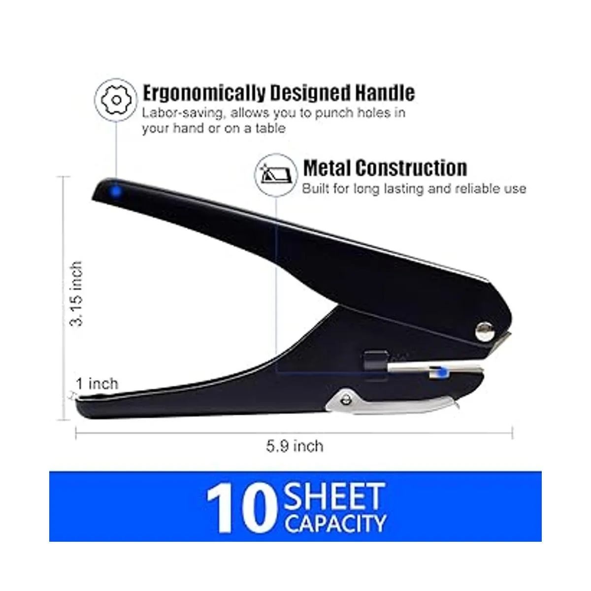 JIKIOU Perforadora para insignia perforadora ovalada de_7