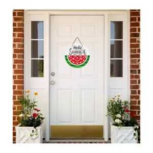 PETCEE Hello Summer Letrero para puerta de verano 11.4_6