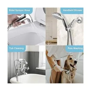 OFFO Manguera de ducha manguera de bidé de 48 pulgadas_7