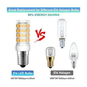 Bombilla LED E14 regulable de 4 W equivalente a bombilla_3