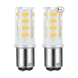 Paquete de 2 bombillas para máquina de coser BA15D de_1