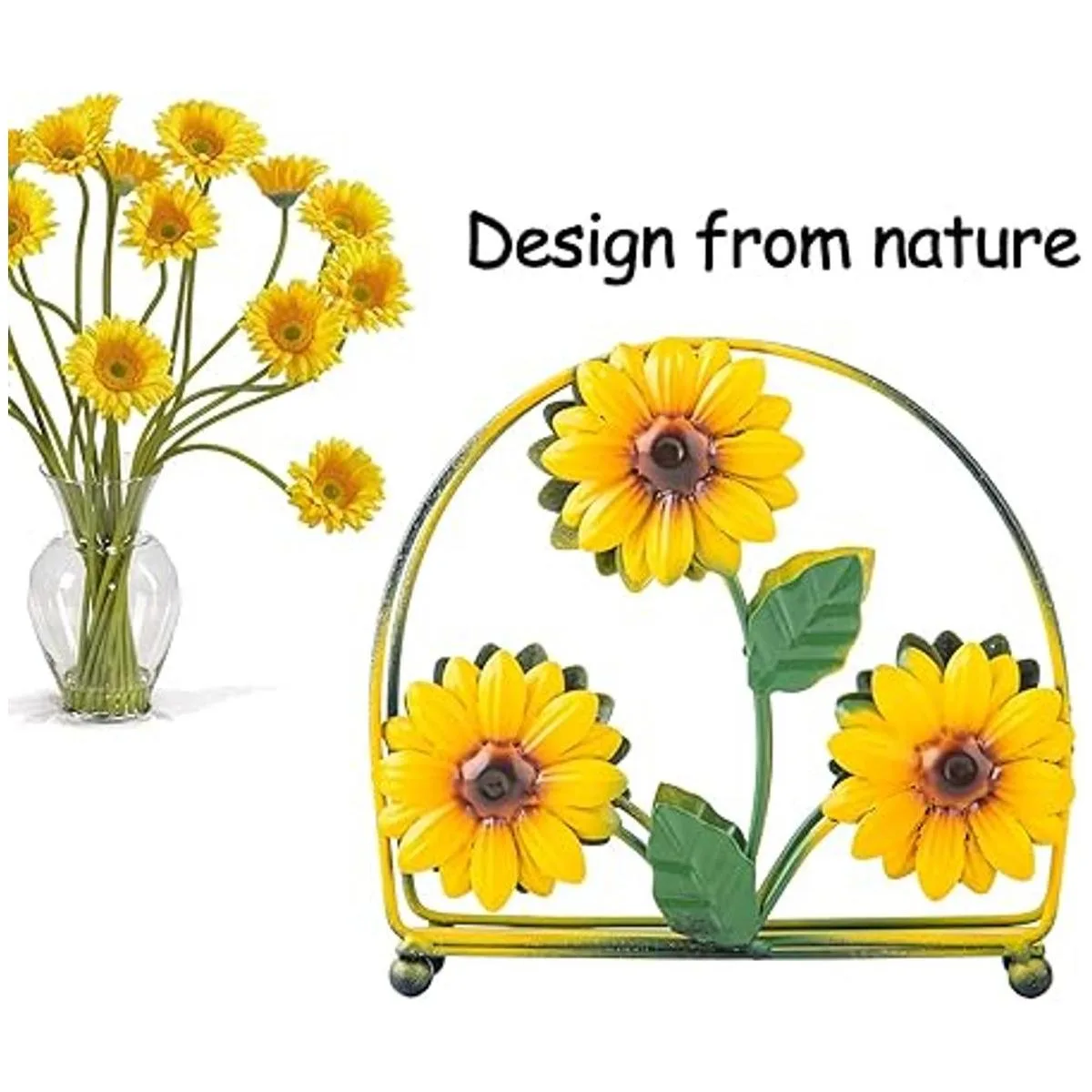 Servilletero para mesa de girasol de granja servilleta de_3