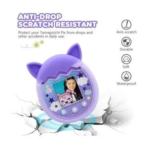 Winceed Funda de silicona para máquina virtual Tamagotchi_4