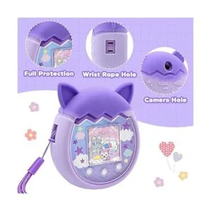 Winceed Funda de silicona para máquina virtual Tamagotchi_3