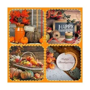 4 rollos de cinta de hoja de arce de Acción de Gracias de_6