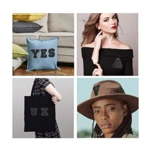 Parche de letras para planchar de chenilla parche de_3