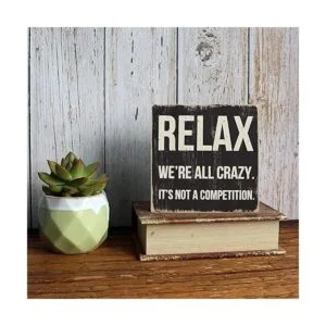 ARTGIFTHOU Cartel vintage de madera envejecida para_4