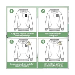 Parche de letras para planchar de chenilla parche de_5