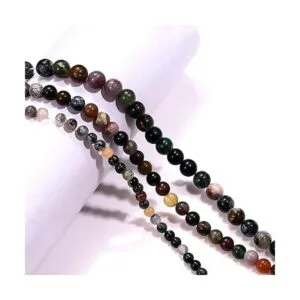 Cuentas sueltas de piedra natural para la fabricación de_2