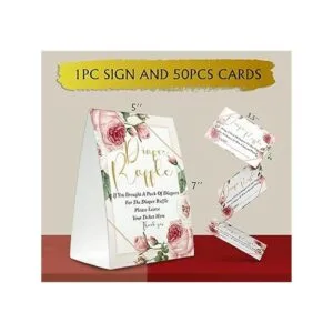 Letrero de rifa kit de juego para baby shower 1 cartel_2