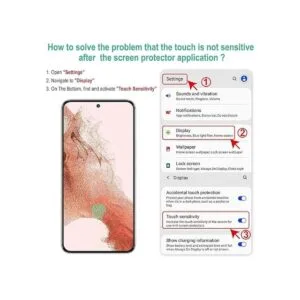 Protector de pantalla para Galaxy S22 Plus con protector_3