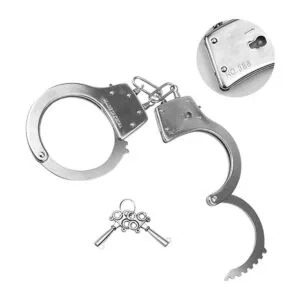 HAPTIME Insignia de policía y esposas de juguete esposas_2
