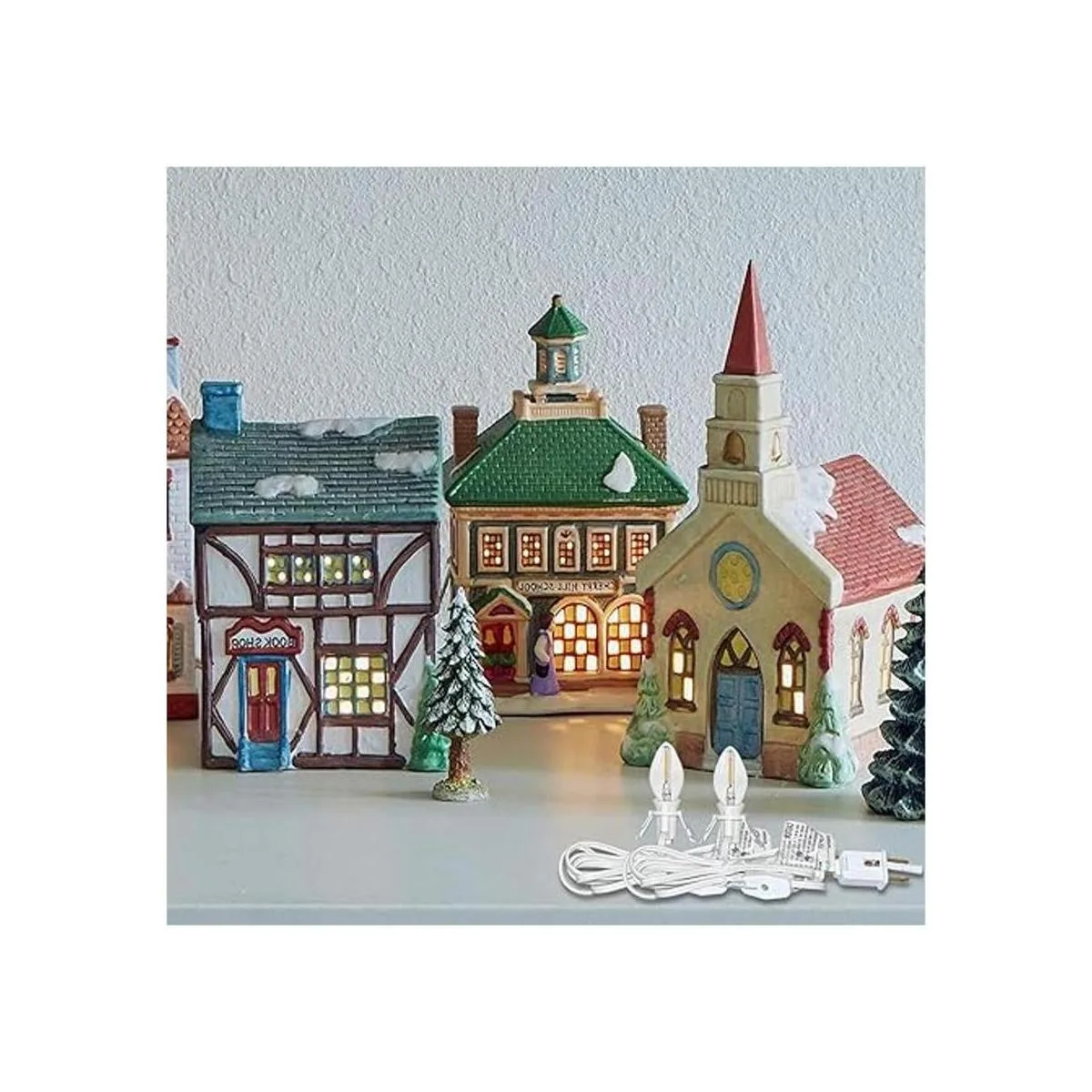 2 juegos de cable de accesorios con una bombilla LED_5