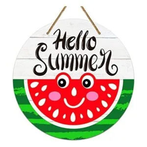 PETCEE Hello Summer Letrero para puerta de verano 11.4_1