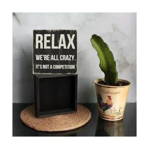 ARTGIFTHOU Cartel vintage de madera envejecida para_3