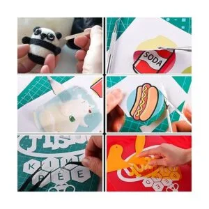 33 herramientas de desmalezado de vinilo con guía de regla_3