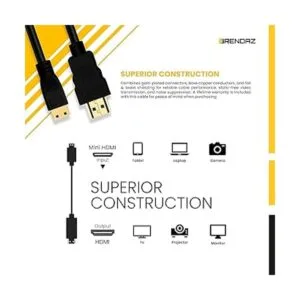 BRENDAZ Cable mini HDMI a HDMI compatible con Canon EOS_2