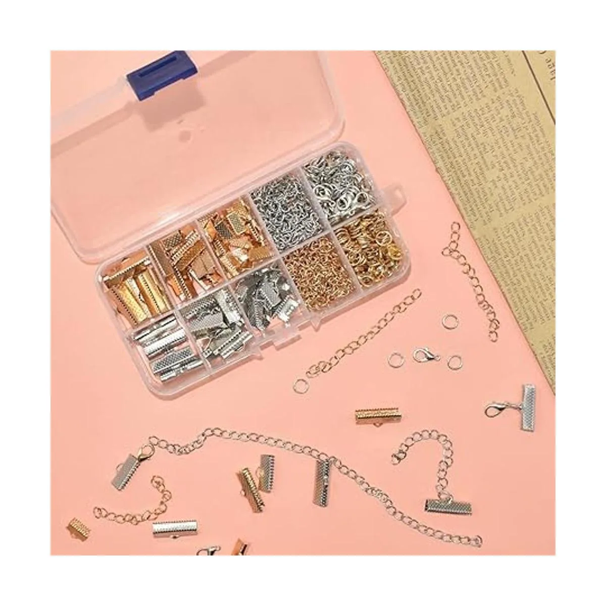 Kit de pulsera de cinta de 373 piezas para hacer joyas con_7