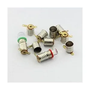 GutReise 10 bombillas LED con rosca E10 6 V luz blanca_5